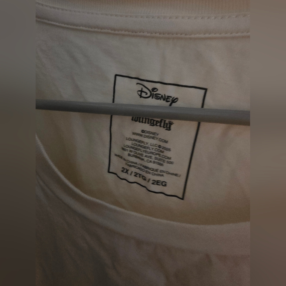 NWOT Loungefly Disney Minnie Mouse Lace Detail Unisex Raglan Tee - Picture 4 of 5